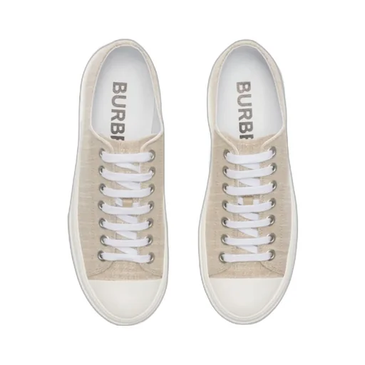 Checked Low-Top Sneakers