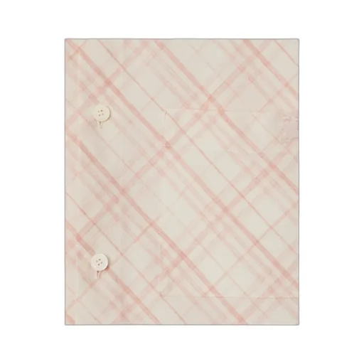 Cropped Check Cotton Shirt