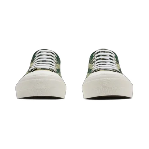 Checked Low-Top Sneakers