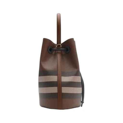 Small Check Bucket Bag