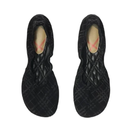 Suede Ballerina Shoes