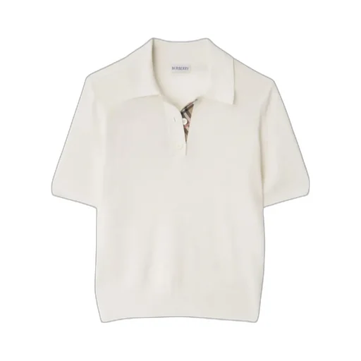 Collared Short-Sleeve Knit Shirt