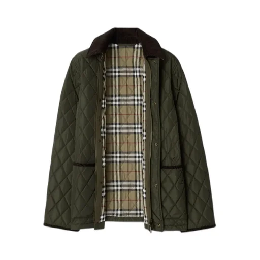 Belted Waist Quilted Jacket