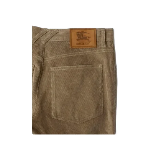 Straight-Leg Corduroy Trousers