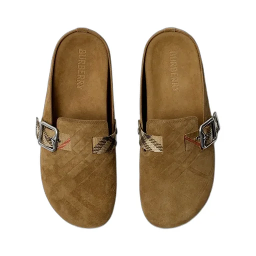Checked Urchin Clogs