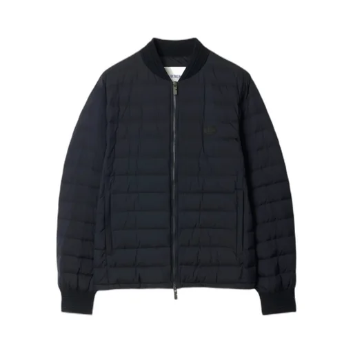 Logo Patch Quilted Down Jacket