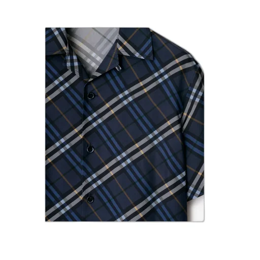 Checkered Short-Sleeve Shirt