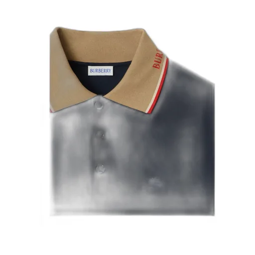 Logo Collar Cotton Polo Shirt