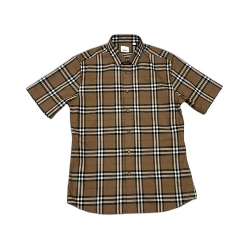 Plaid Short-Sleeved Shirt