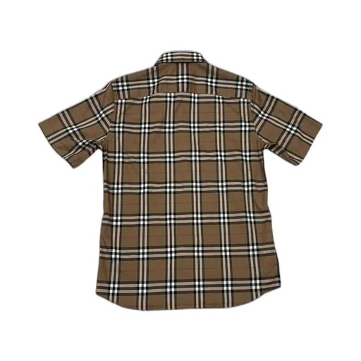 Plaid Short-Sleeved Shirt