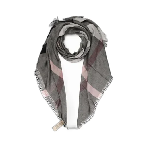 Plaid Detail Scarf