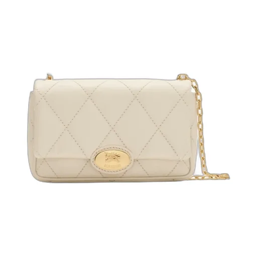 Strand Quilted Chain-Linked Shoulder Bag