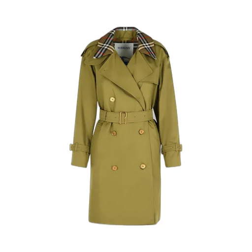 Double Breasted Belted Trench Coat