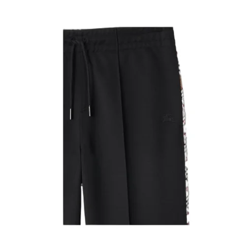 Checked-Trim Track Pants