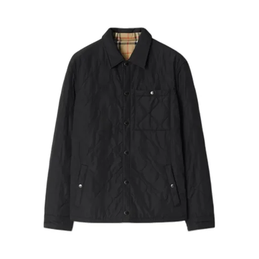 Reversible Quilted Nylon Overshirt