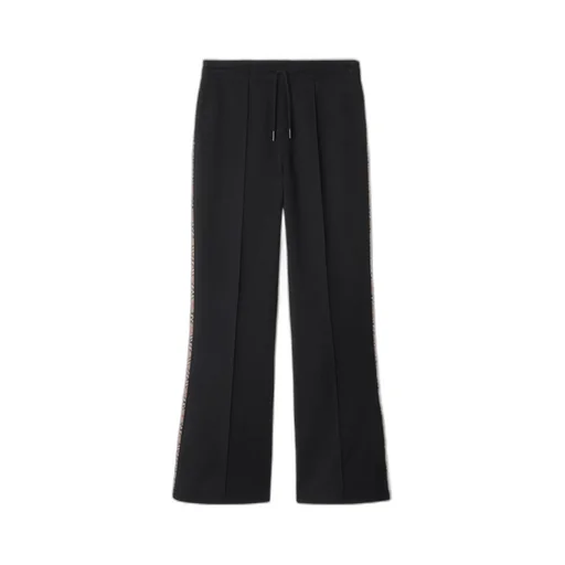 Checked-Trim Track Pants