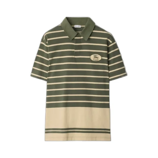 Striped Cotton Polo Shirt