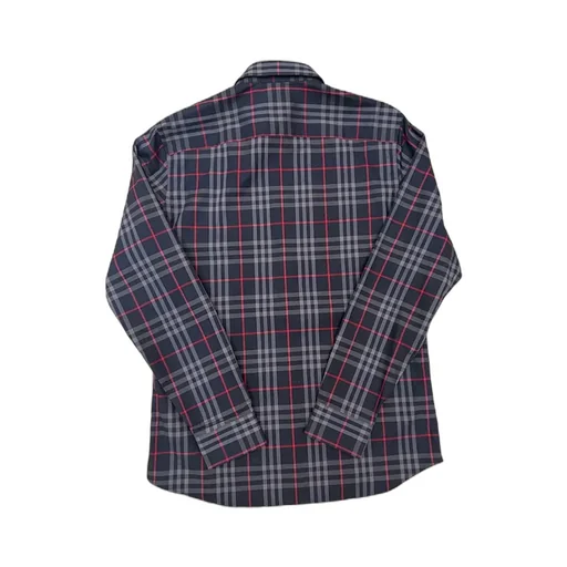 Slim Fit Check Stretch Cotton Shirt