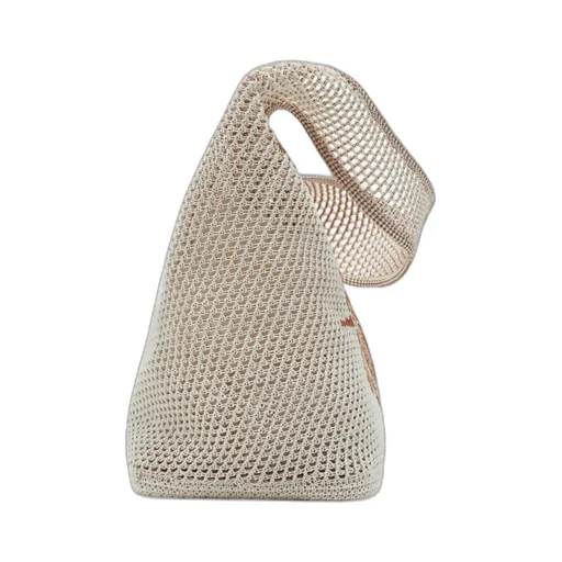 Ekd Jacquard Crochet Tote Bag