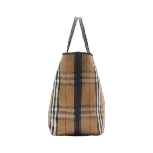 Check Printed Tote Bag