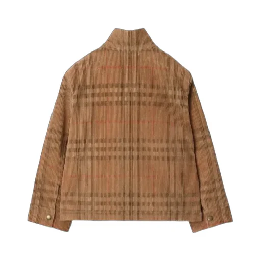 Check Corduroy Harrington Jacket
