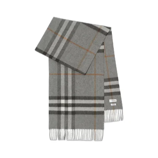 Check Cashmere Scarf