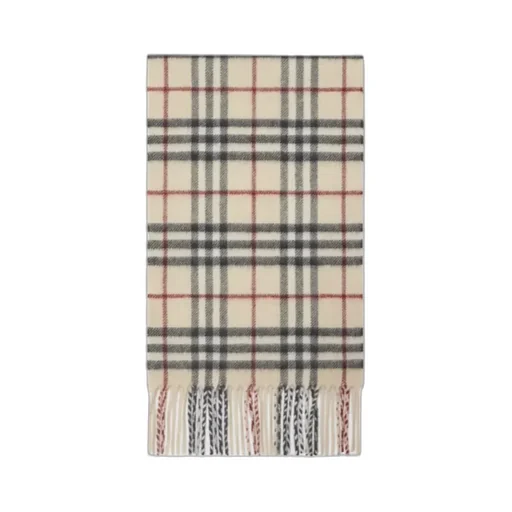 Check Cashmere Scarf