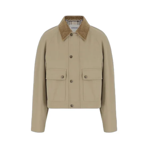 Press-Stud Cropped Jacket