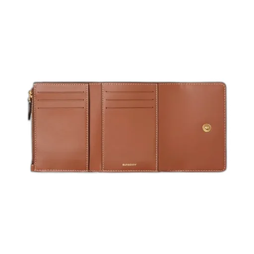 Small Check Folding Wallet