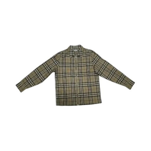Check Lapel Shirt Jacket