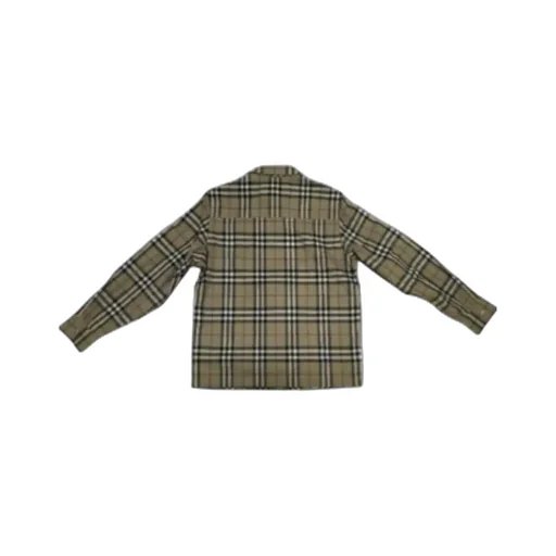 Check Lapel Shirt Jacket