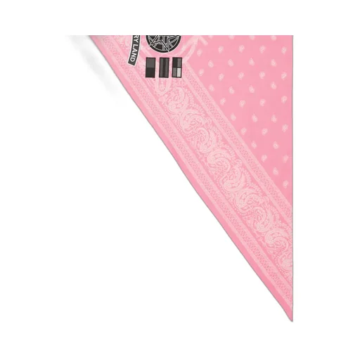 Logo-Patch Paisley-Print Scarf