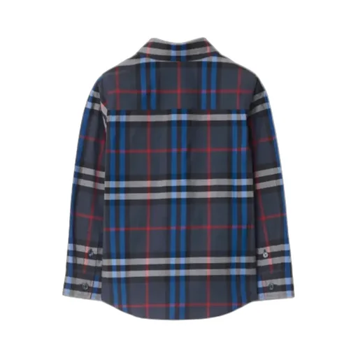 Check-Pattern Cotton Shirt
