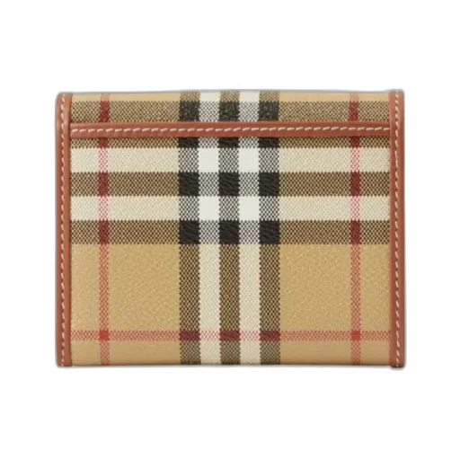 Small Check Folding Wallet