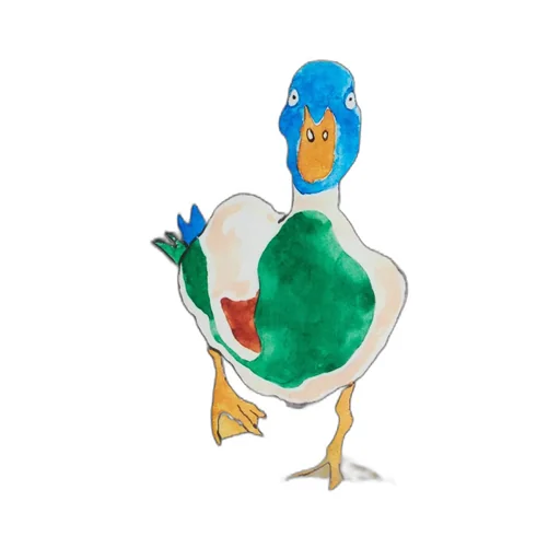 Duck-Print Cotton T-Shirt