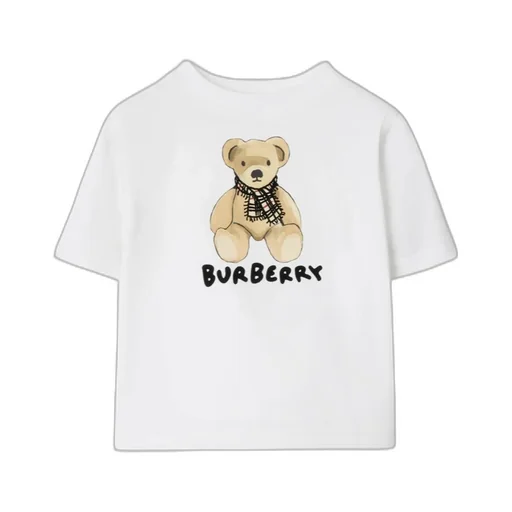 Bear-Printed Crewneck T-Shirt