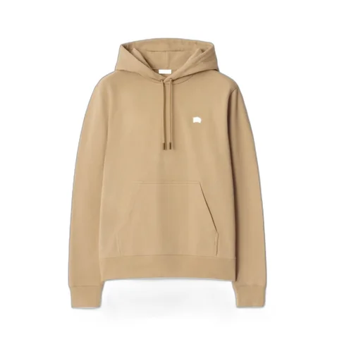Logo Embroidered Drawstring Sweatshirt