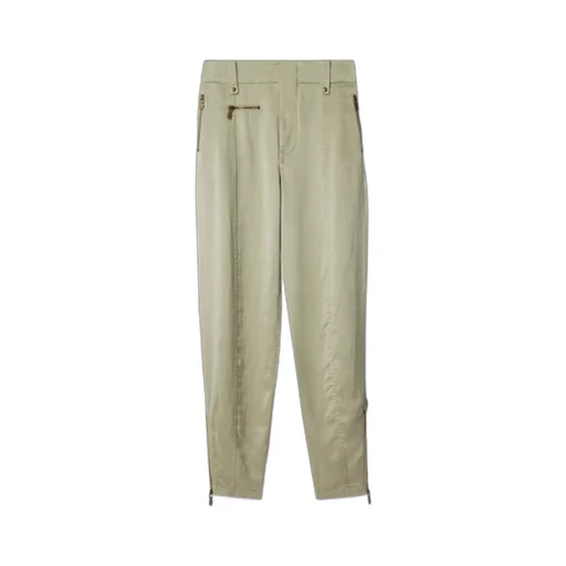 Crest-Embroidered Trousers