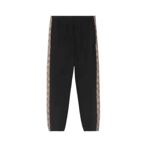 Check Detailed Straight-Leg Track Pants