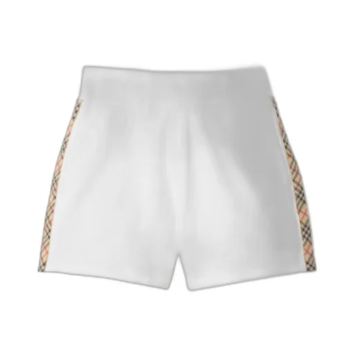 Checked Side-Panel Shorts