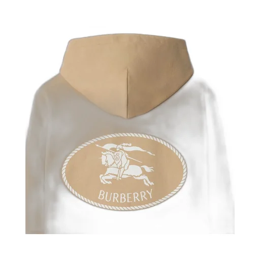 Logo Embroidered Drawstring Sweatshirt