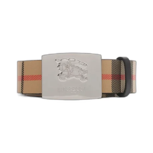 Reversible Check Square Knight Stamp Belt