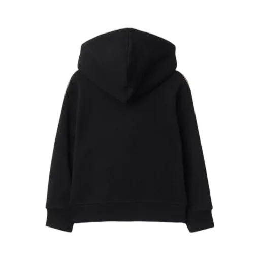 Check Trim Zip Hoodie
