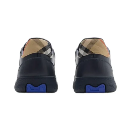 Checked Lace-Up Sneakers