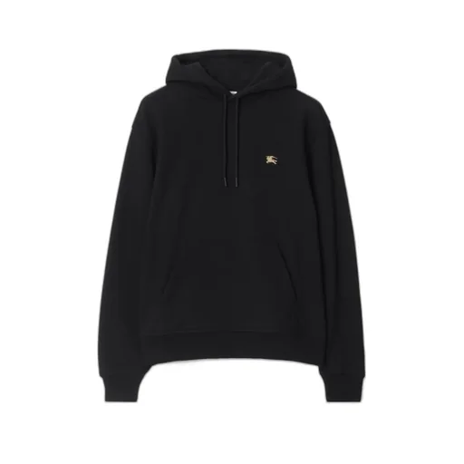 Logo Embroidered Drawstring Hoodie