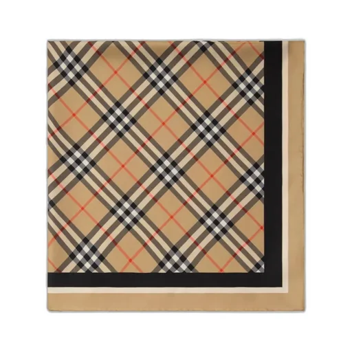 Vintage Check Finished-Edge Scarf