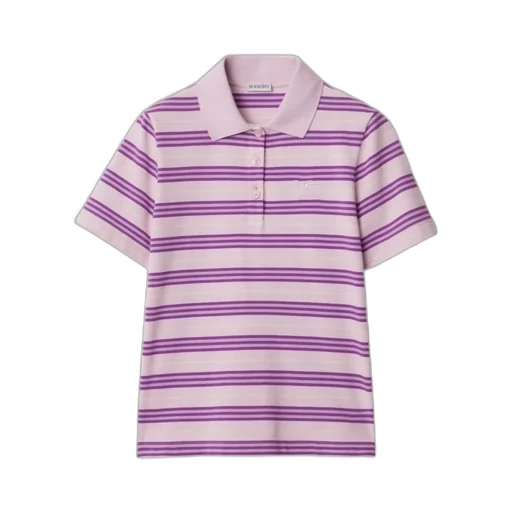 Striped Cotton Polo Shirt