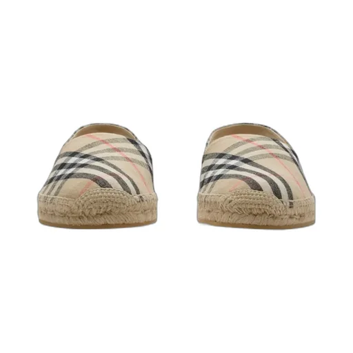 Checked Mews Slip-On Espadrilles