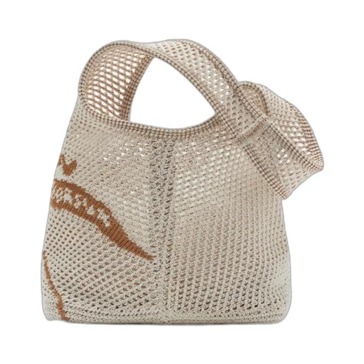 Ekd Motif Crochet Shoulder Bag