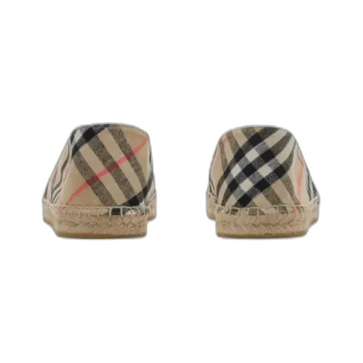 Checked Mews Slip-On Espadrilles